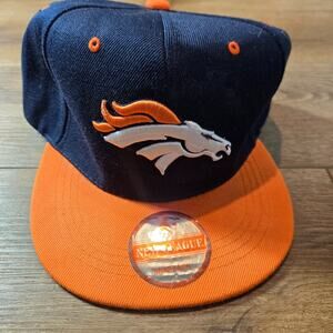 Denver Broncos New Era Snapback Hat NFL Football Orange Blue Cap OS Fan Gear